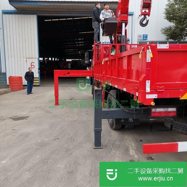 青海出售二手12噸東風D913直臂隨車吊