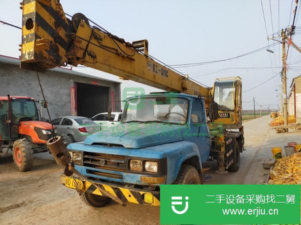 山西出售二手鐵象8噸吊車原車漆