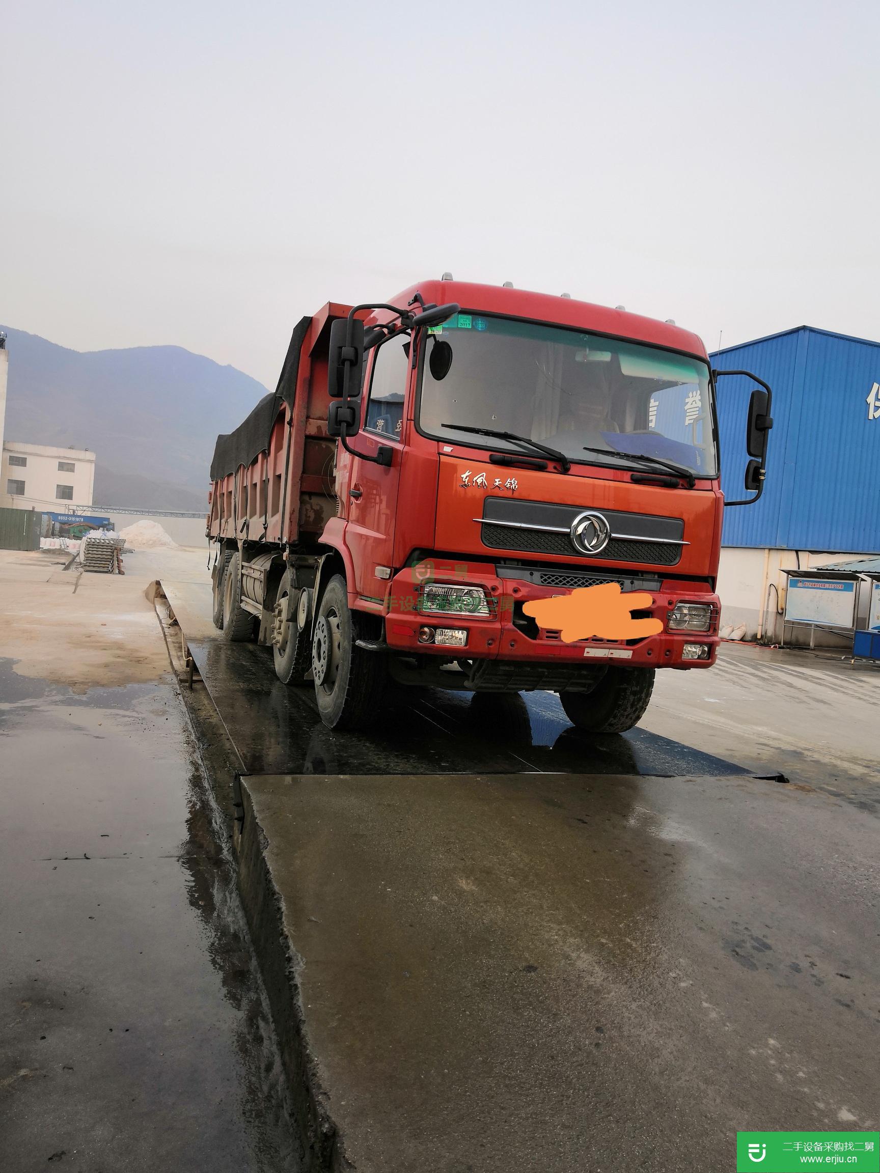 湖北出售二手東風280馬力自卸車車況好無事故
