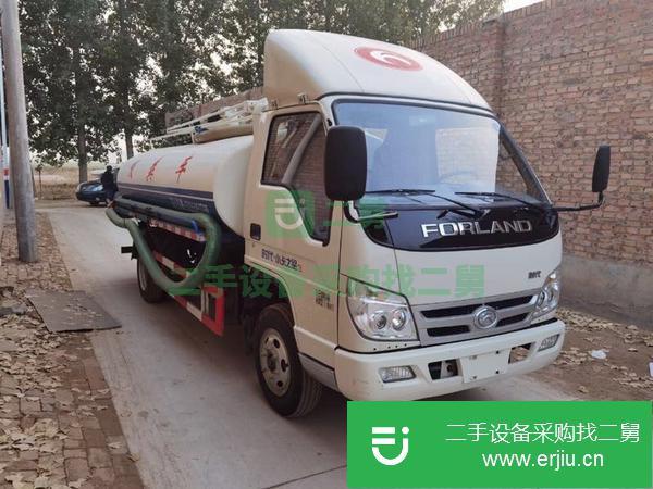 天津出售二手17年福田時代原裝5噸吸糞車