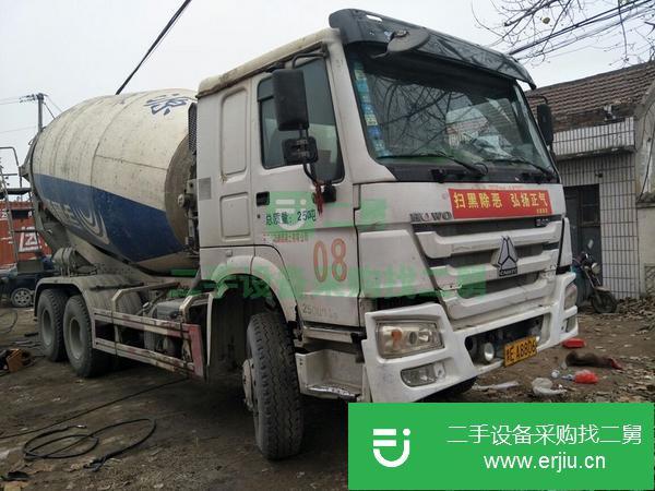 河南出售二手國四豪沃14方攪拌車
