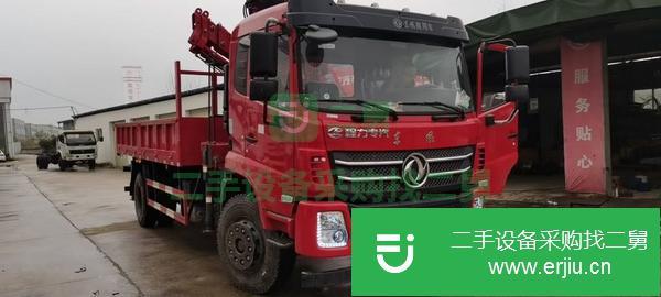 湖北出售二手單橋程力8噸折臂隨車吊