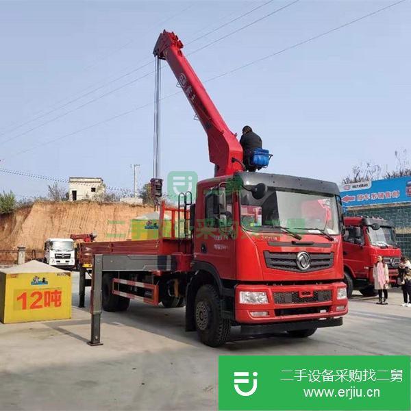 西藏出售二手解放8噸隨車吊