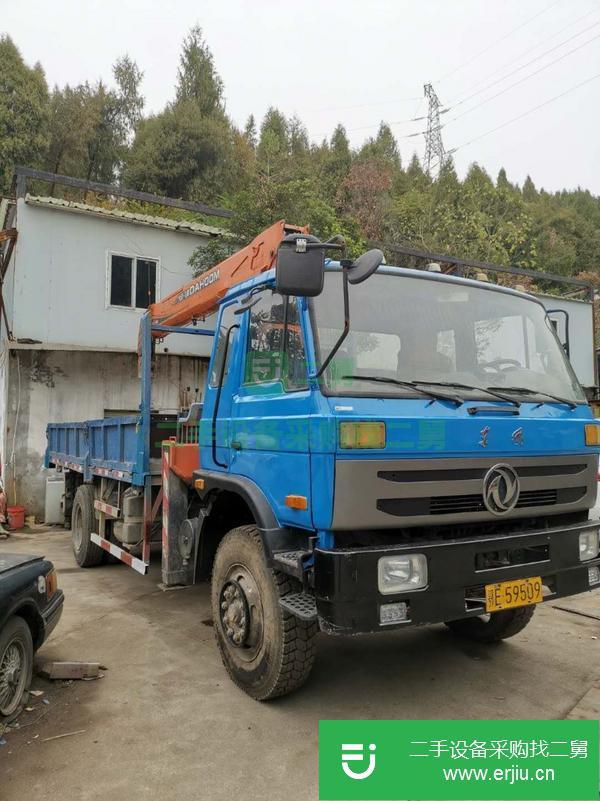 河南出售二手8噸4節(jié)隨車吊