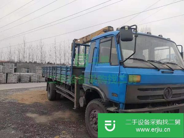 河南出售二手11年國三石煤6.3噸隨車吊臂長10.5米