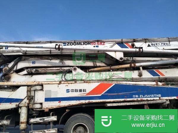 江蘇出售二手11年中聯(lián)50米泵車(chē)