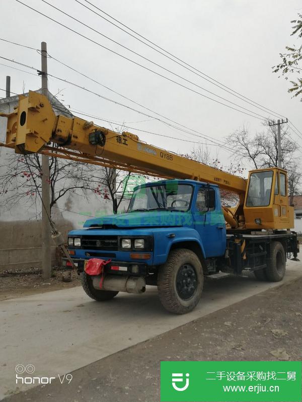 山東出售二手徐工8D吊車車況良好