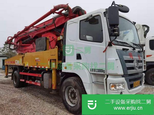 湖南出售二手19年三一37米泵車
