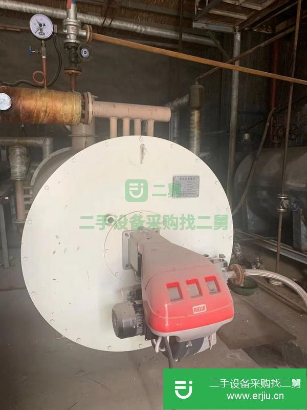 山東出售二手一噸燃?xì)庹羝麑?dǎo)熱油鍋爐
