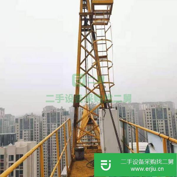 湖南出售二手13年8月中聯6012塔吊，成色免檢，手續齊全，10天左右拆機
