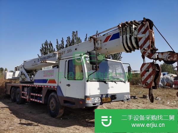 安微出售二手中聯25噸五節臂吊車車況很好原車原版