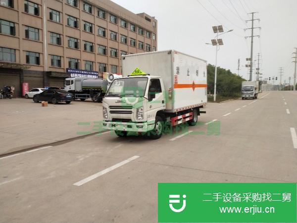 遼寧出售二手含鉛廢物運輸車國六排放江鈴116馬力柴油發動機江齒5檔變速箱