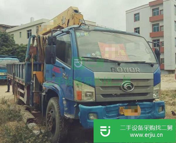 福建出售二手7噸隨車吊車況良好可提檔過戶