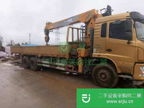 河南出售二手石煤12噸玉柴240馬力隨車吊