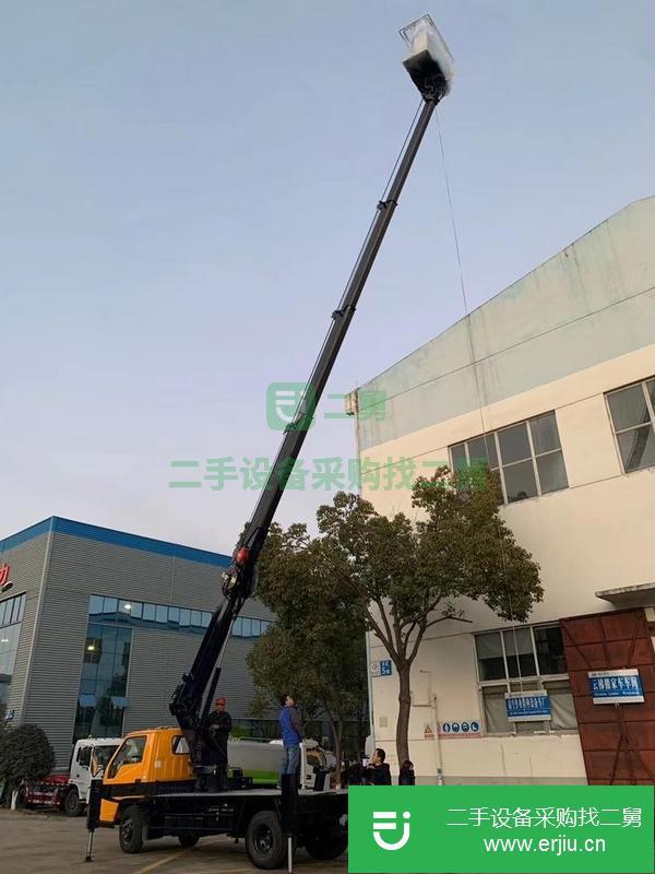 山東出售二手江鈴雙排云梯車