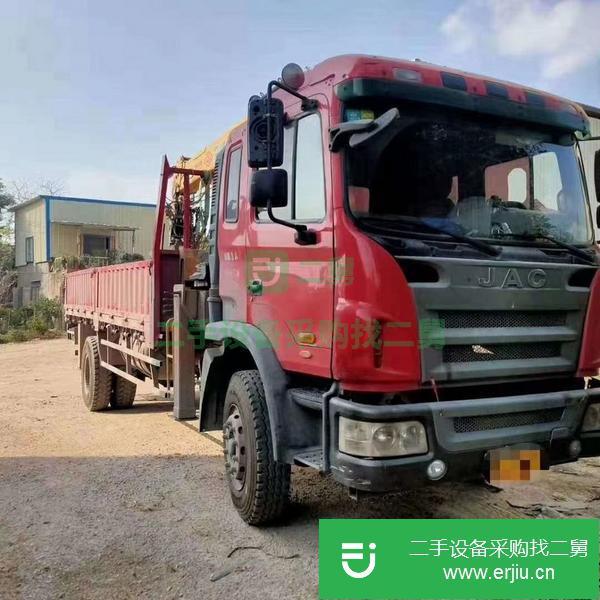 福建出售二手江淮單橋石煤8噸隨車吊