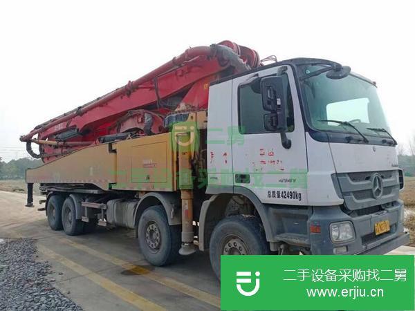 湖南出售二手奔馳國四56米泵車