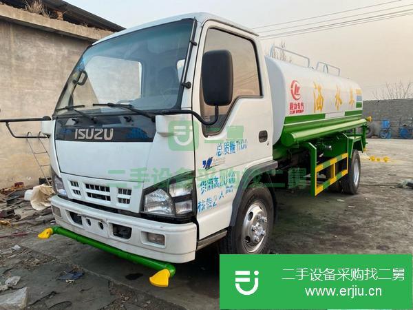 天津出售二手13年五十鈴6噸灑水車