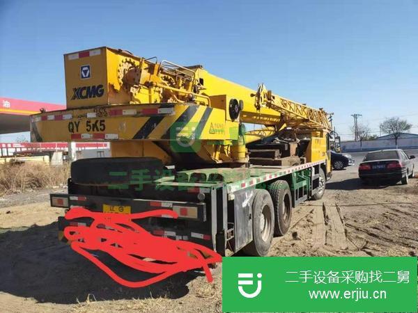 遼寧出售二手25k5徐工吊車無事故原車漆