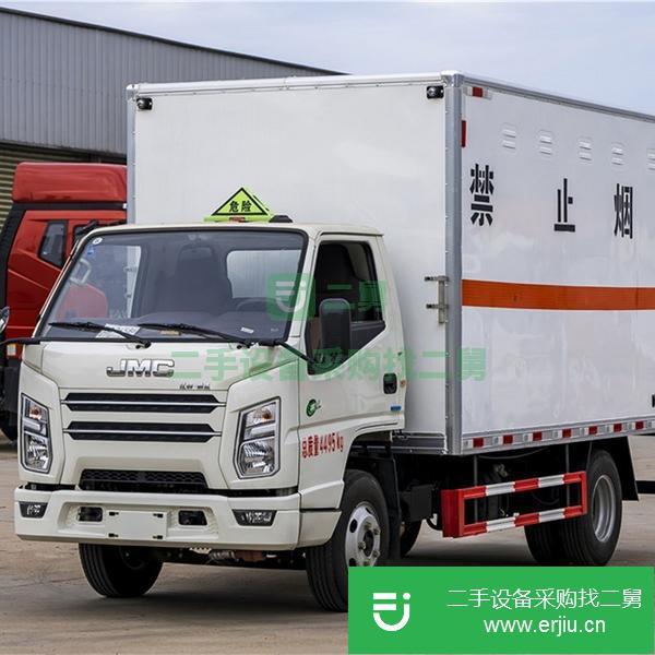 遼寧出售二手含鉛廢物運輸車國六排放江鈴116馬力柴油發動機江齒5檔變速箱