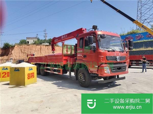 四川出售二手東風(fēng)后八輪12噸隨車吊