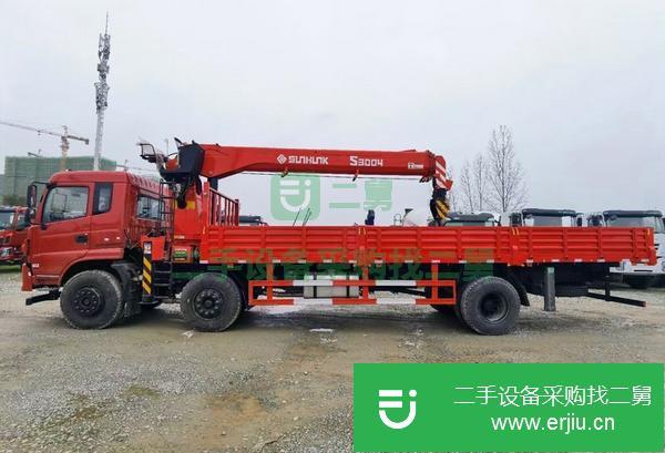 河北出售二手宏昌天馬12噸前四后四隨車吊