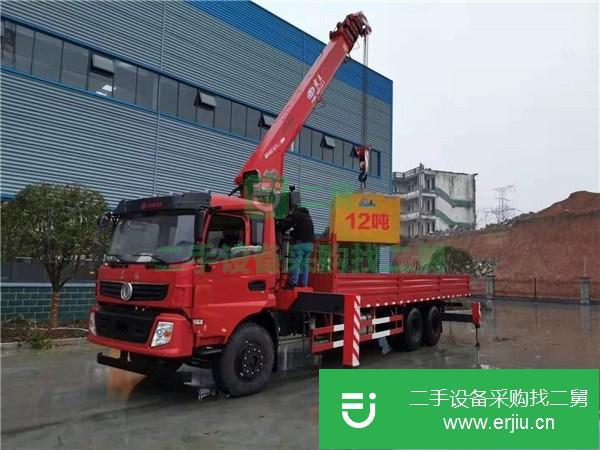 寧夏出售二手后八輪程力12噸隨車吊