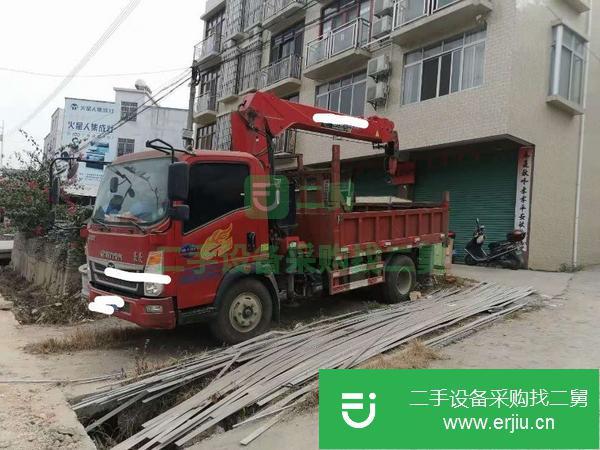 湖南出售二手19年12月藍牌隨車吊
