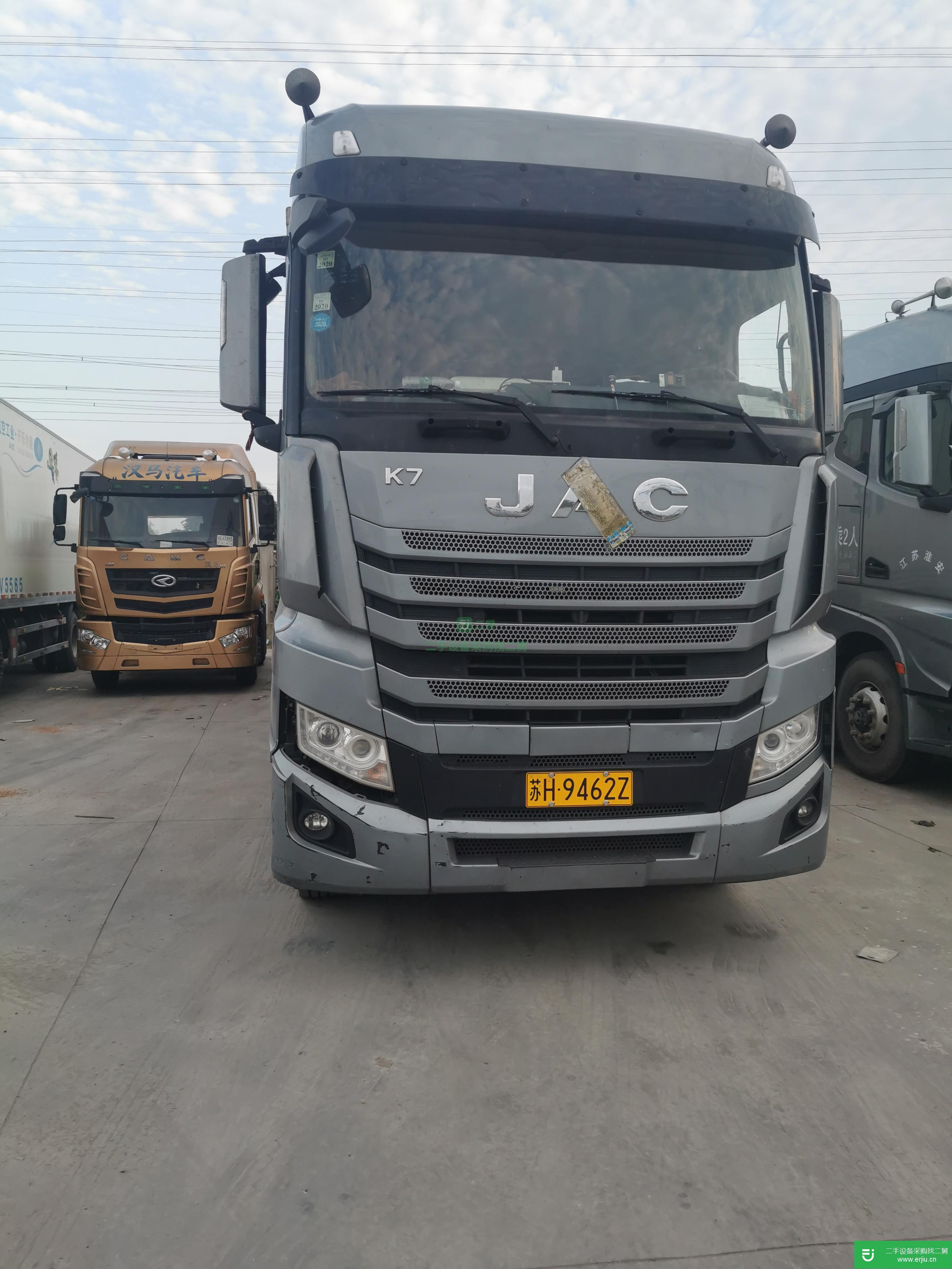 江蘇出售二手江淮格爾發(fā)490馬力貨車?yán)锍?0多萬公里
