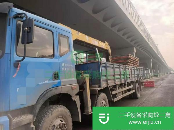 陜西出售二手14年石煤8噸國四隨車吊