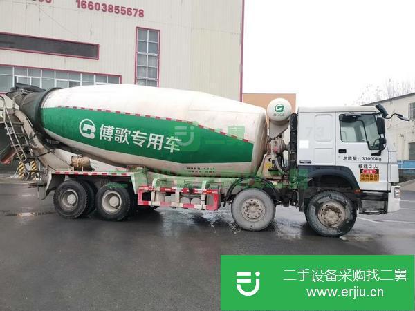 吉林出售二手豪沃攪拌車大20方國五原裝原版