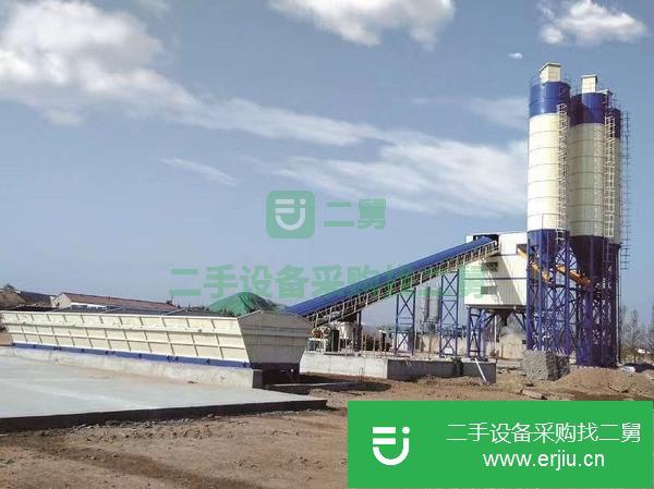 山東出售二手北方路通50-360型混凝土攪拌站