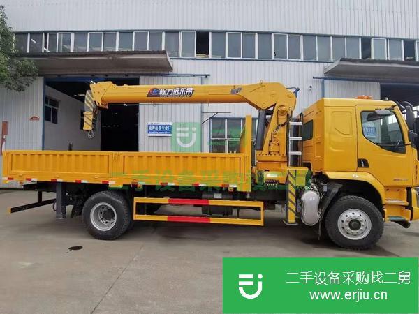 湖北出售二手柳汽單橋十噸隨車吊