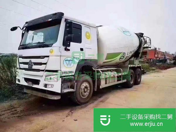 江蘇出售二手18年大16方國五豪沃攪拌車