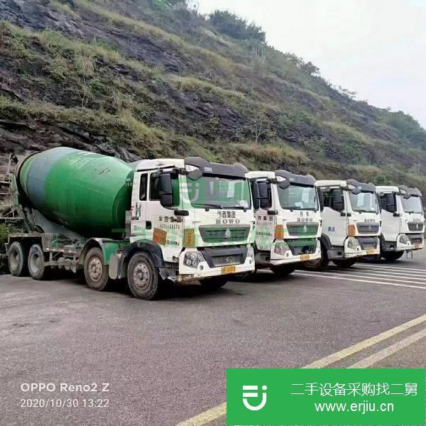 浙江出售二手國五輕量化豪沃大12方攪拌車