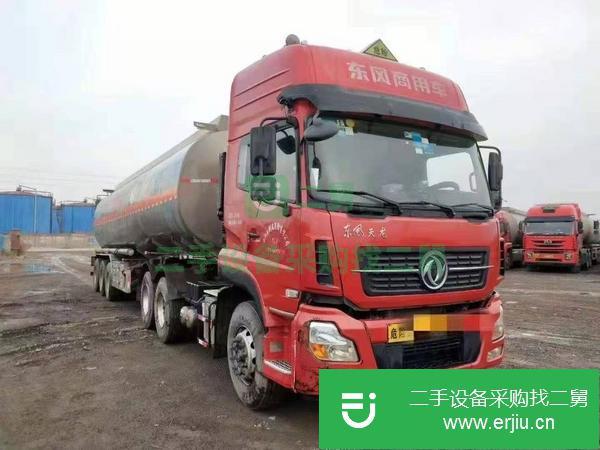 河北出售二手油罐車國五東風(fēng)天龍420馬力
