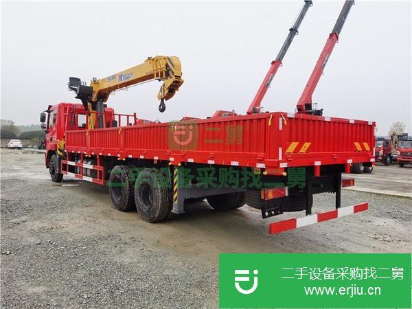 湖北出售二手國六東風錦程V6后八輪徐工10噸隨車吊