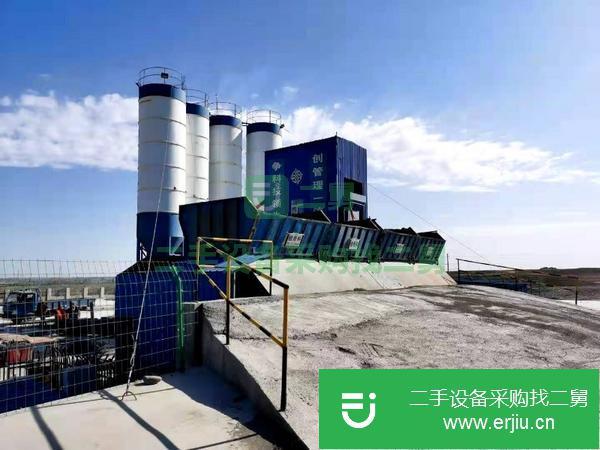 山東出售二手12年75站攪拌站