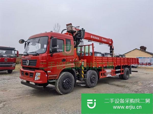 河北出售二手宏昌天馬12噸前四后四隨車吊