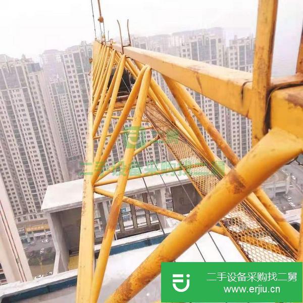 湖南出售二手13年8月中聯6012塔吊，成色免檢，手續齊全，10天左右拆機