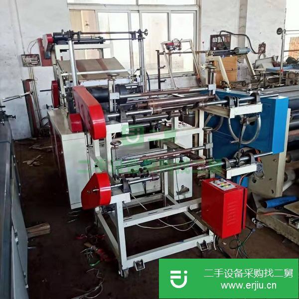 上海出售二手600雙層連卷平口制袋機(jī)