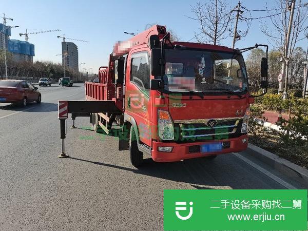 山東出售二手5噸藍牌隨車吊