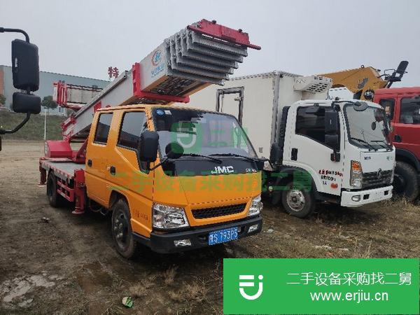 重慶出售二手32米藍(lán)牌云梯車