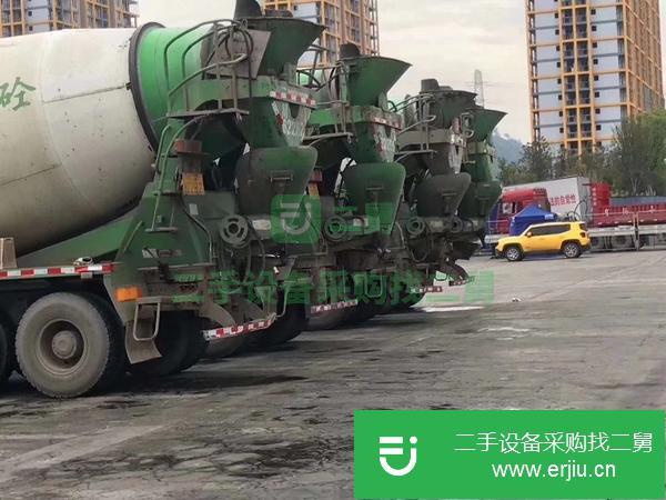 上海出售二手國五排放陜汽德龍輕量化大12方攪拌車