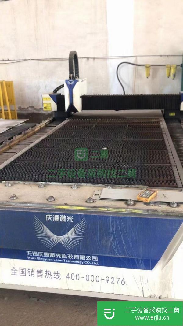 吉林出售二手慶源激光切割機一臺，銳科滿功率，3015單臺面