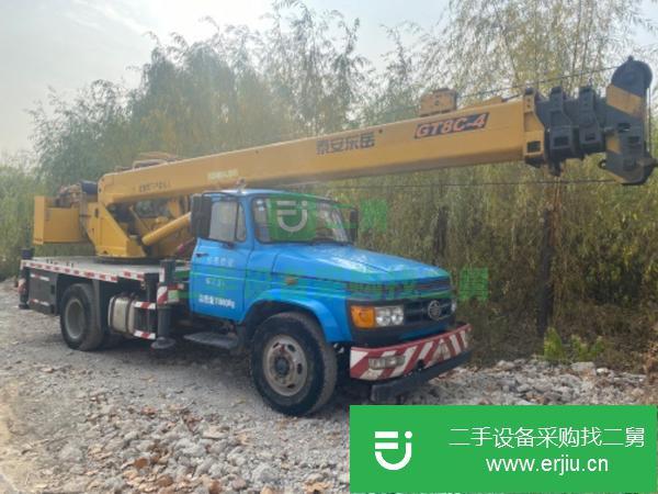 天津出售二手15年7月泰安四節八噸汽車吊手續齊全