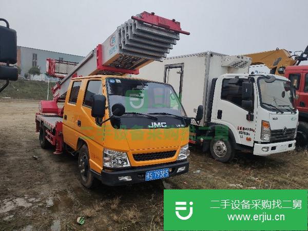 重慶出售二手32米藍(lán)牌云梯車