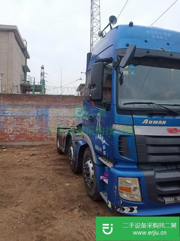 河北出售二手歐曼牽引車，375馬力國四單驅(qū)
