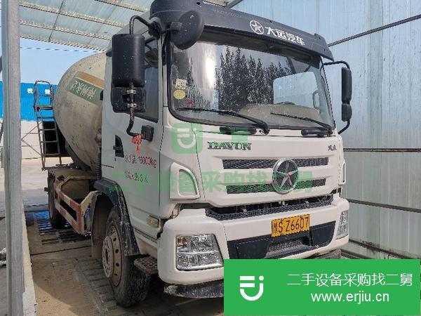 湖北出售二手東風(fēng)單橋混凝土攪拌車6方國五排放精品車況隨時過戶提檔