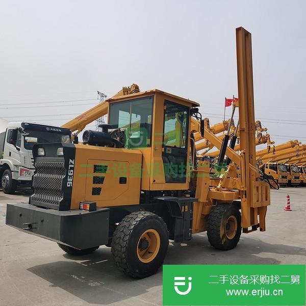 山東出售二手公路護欄打樁機